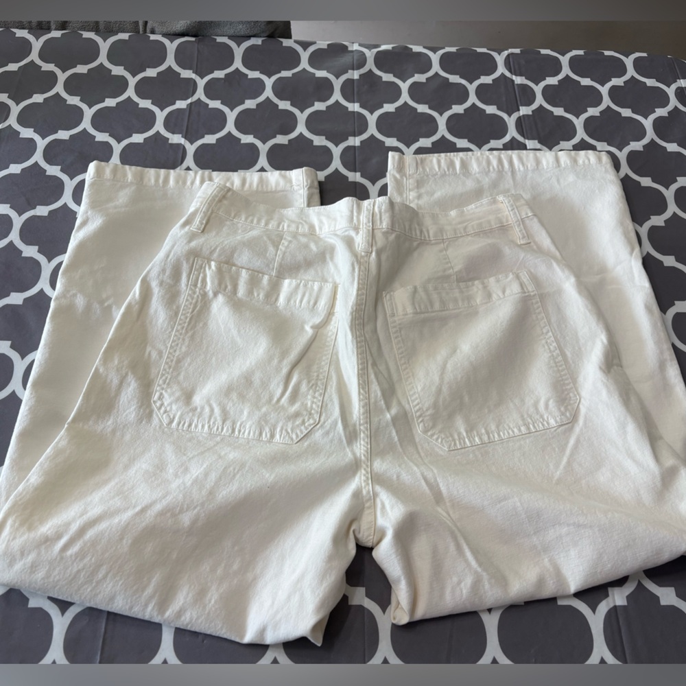 J. Crew Slim Wide Leg Cotton and Modal Wide Leg Pants NWT - Picture 12 of 12